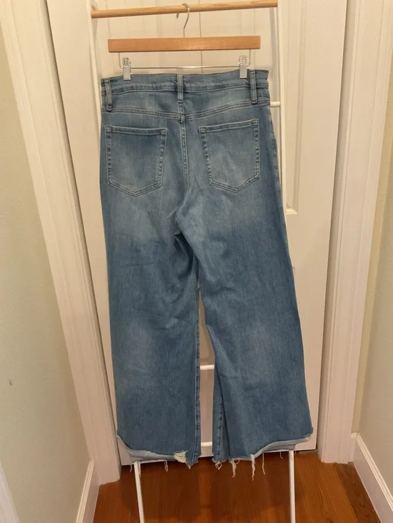 Frame Denim Jeans Le Palazzo Crop Size 30 - Picture 2 of 7